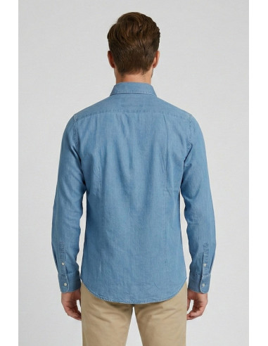 Markup camicia in tela di denim di cotone MK1930056 [692476b1]