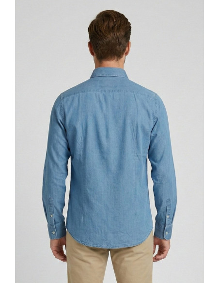 Markup camicia in tela di denim di cotone MK1930056 [692476b1]