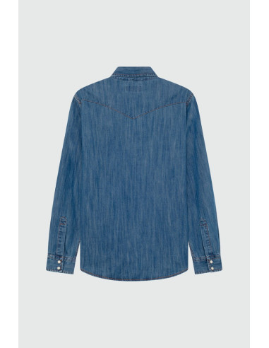 Roy Roger's camicia Martin Cobalt Stone rru400cg343161 [a3adcd37]