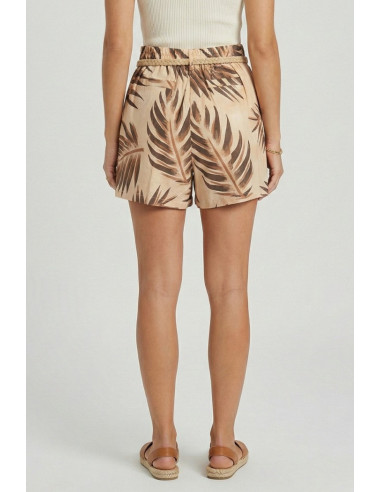 Markup shorts in popeline di cotone a fantasia tropicale MW1650205 [7ecbd617]