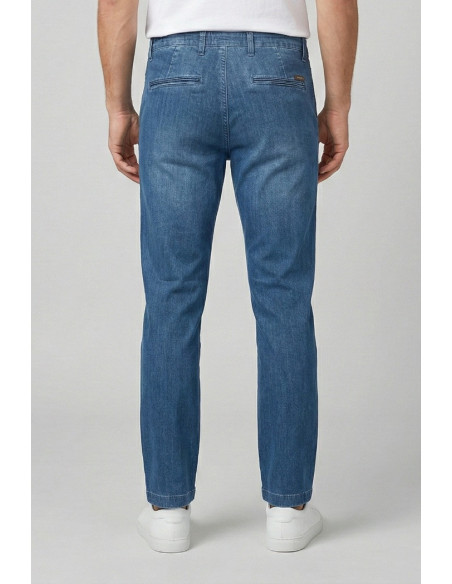 Squad2 jeans chino slim fit in denim di cotone stretch SQ17 226064 Lav. A [fb5beca5]