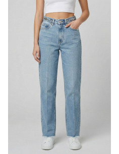 John Richmond jeans straight leg fit in denim di cotone Shipern uwp26130jeg8 [e8cf2bc2]