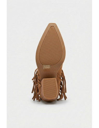 Crichic stivaletto scamosciato con frange 3602-1 [8d5198a6]