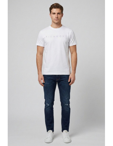 John Richmond t-shirt in jersey Silkom ump26018ts [30a52f06]