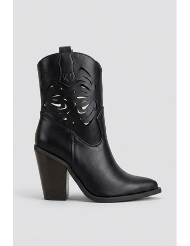 Crichic stivaletto texano in nappa intarsi 3604-1 [cf537020]
