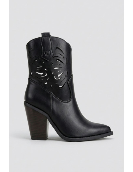 Crichic stivaletto texano in nappa intarsi 3604-1 [cf537020]