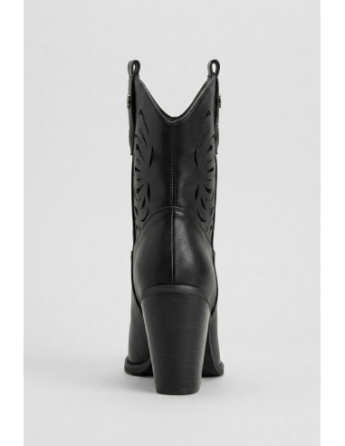 Crichic stivaletto texano in nappa intarsi 3604-1 [a438b537]