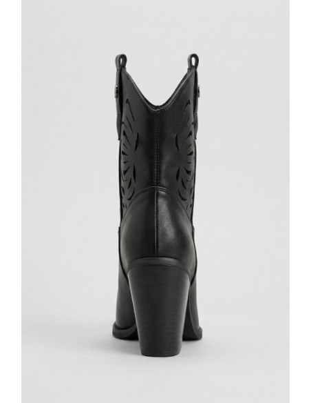 Crichic stivaletto texano in nappa intarsi 3604-1 [a438b537]