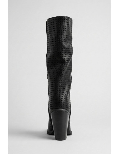 Crichic stivaletto in nappa con tomaia traforata 3604-2 [dc5bb81d]