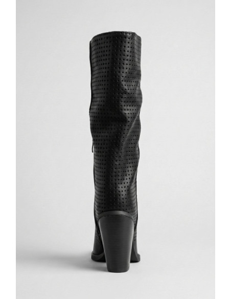 Crichic stivaletto in nappa con tomaia traforata 3604-2 [dc5bb81d]