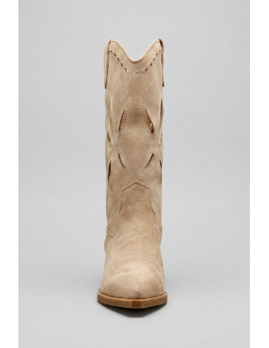 Crichic stivaletto texano con intarsi m3603-2 [e7a647a7]