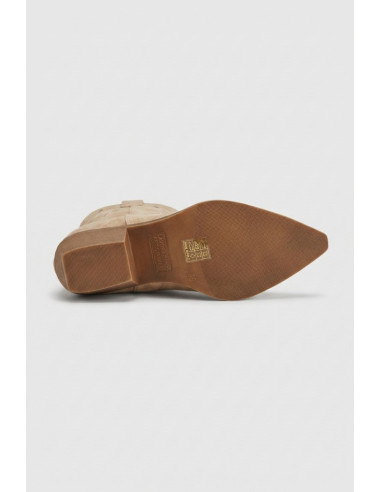 Crichic stivaletto texano con intarsi m3603-2 [55ebc1bd]