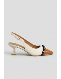 Crichic sandalo slingback con dettaglio fiocco 3622-1 [2e495ef5]