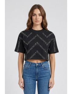 John Richmond t-shirt cropped Zonse uwp26013ts [858645b5]