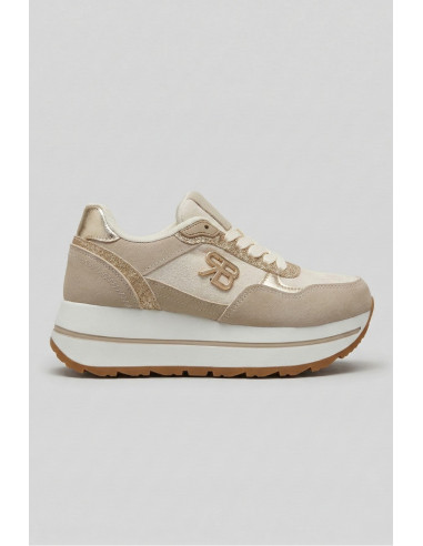 Renato Balestra sneaker platform con dettagli luminosi RB25F24 [d08fdcb5]