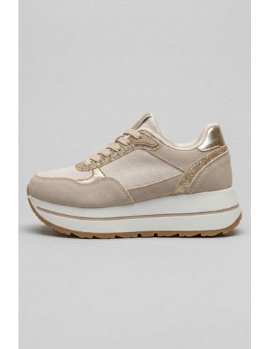 Renato Balestra sneaker platform con dettagli luminosi RB25F24 [09a99fb8]