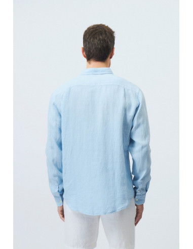 Roy Roger's camicia in lino Pierce RRU431P4220569 [fdd3f728]