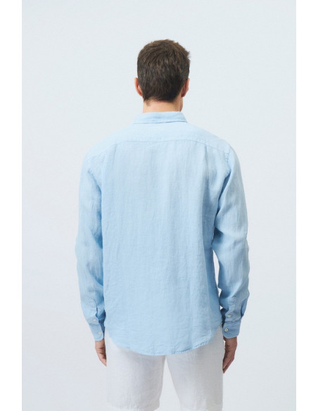 Roy Roger's camicia in lino Pierce RRU431P4220569 [fdd3f728]