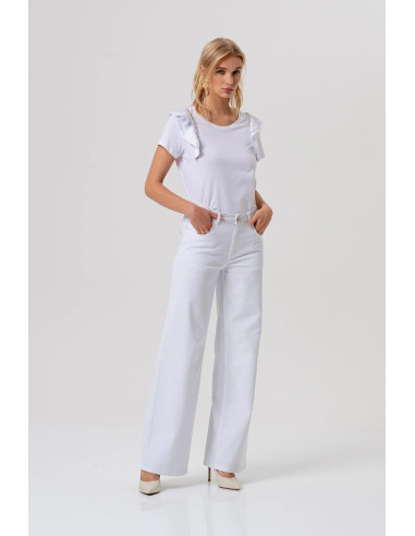 Fracomina t-shirt regular in jersey con applicazioni fr26st3039j40001 [53f91029]