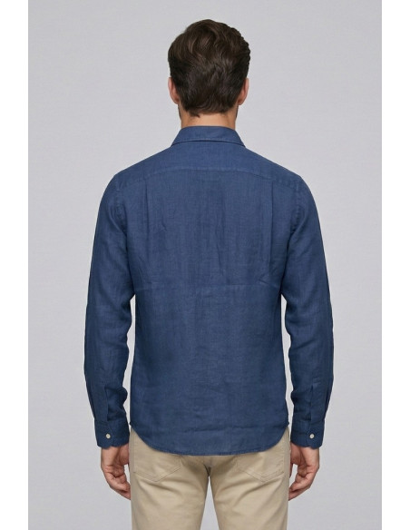 Roy Roger's camicia in lino Pierce RRU431P4220569 [429c46ff]