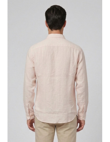 Roy Roger's camicia in lino Pierce RRU431P4220569 [ea17ab36]