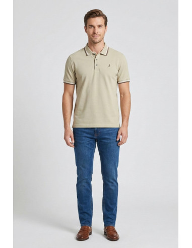 Jeckerson polo in piquet di cotone stretch Fessino pe26juppo004polo [9f8a5a56]