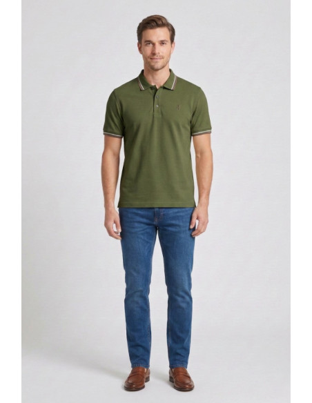 Jeckerson polo in piquet di cotone stretch Fessino pe26juppo004polo [da3a95ba]