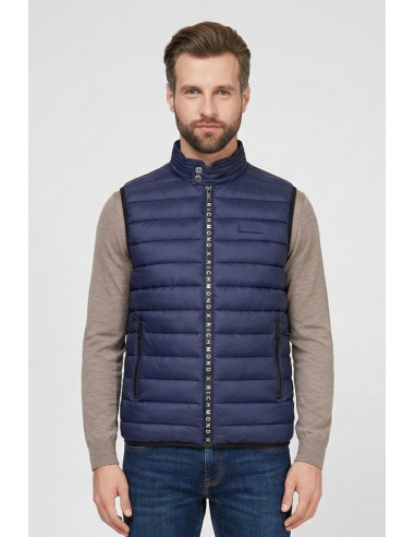 John Richmond gilet lupetto in nylon Treox ump26042pi [c66ebd7d]