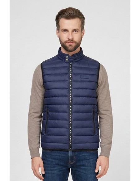 John Richmond gilet lupetto in nylon Treox ump26042pi [c66ebd7d]