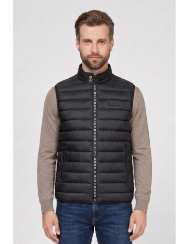 John Richmond gilet lupetto in nylon Treox ump26042pi [7672bff7]