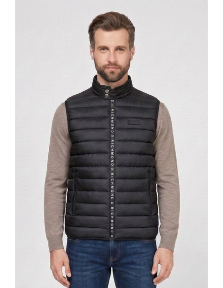 John Richmond gilet lupetto in nylon Treox ump26042pi [7672bff7]