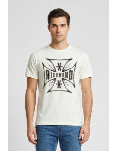 John Richmond t-shirt in cotone Boloko ump26200ts [f5399fe3]