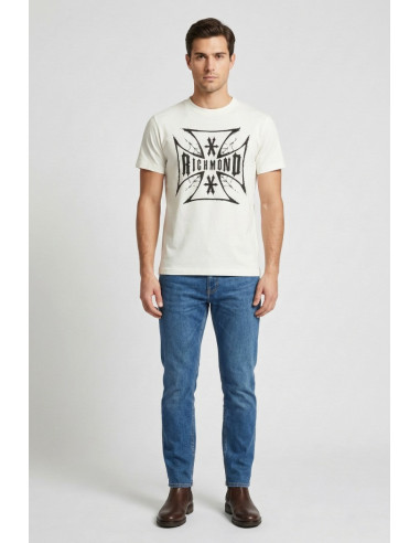 John Richmond t-shirt in cotone Boloko ump26200ts [9b021dea]
