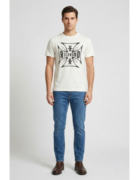 John Richmond t-shirt in cotone Boloko ump26200ts [9b021dea]