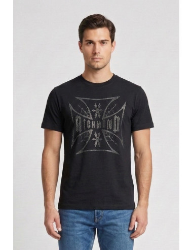 John Richmond t-shirt in cotone Boloko ump26200ts [de3b276f]