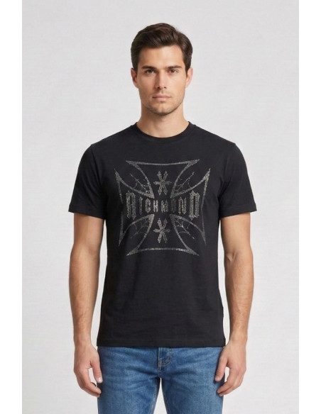 John Richmond t-shirt in cotone Boloko ump26200ts [de3b276f]