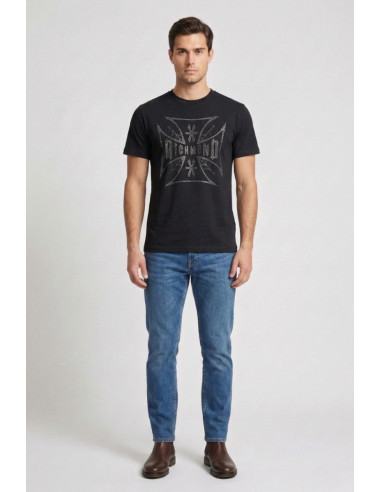 John Richmond t-shirt in cotone Boloko ump26200ts [b000a566]