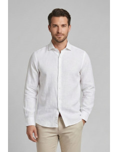 Urban Ring camicia in misto lino e cotone UR1130001 [99db9096]