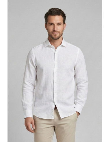 Urban Ring camicia in misto lino e cotone UR1130001 [99db9096]