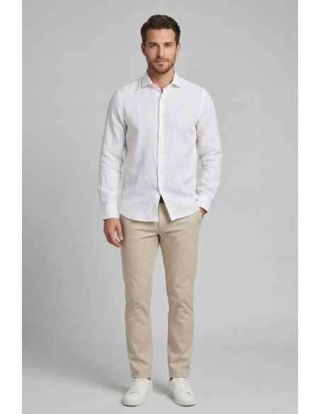 Urban Ring camicia in misto lino e cotone UR1130001 [f7e0129f]