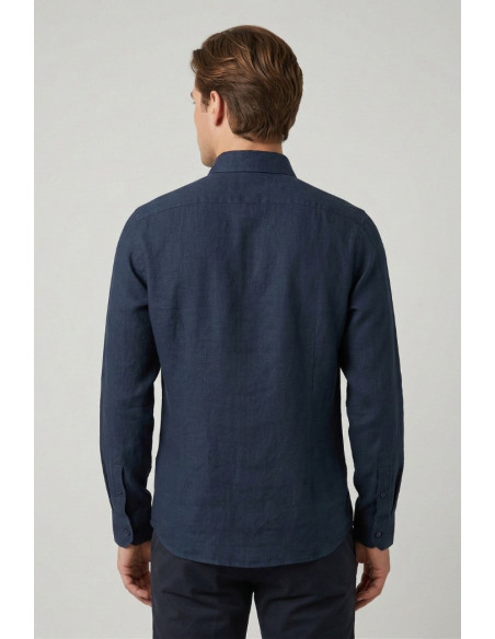 Urban Ring camicia in misto lino e cotone UR1130001 [dbe3699d]