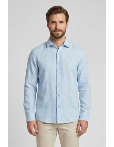 Urban Ring camicia in misto lino e cotone UR1130001 [0a975a43]