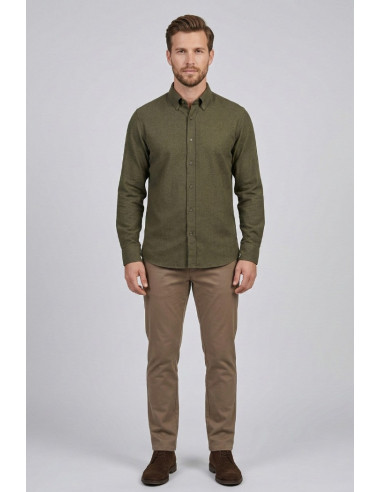 Urban Ring camicia in misto lino e cotone UR1130001 [96867a7a]