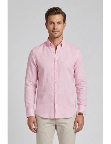 Urban Ring camicia in misto lino e cotone UR1130001 [ca55b0b1]
