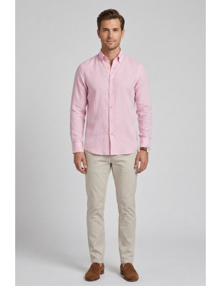 Urban Ring camicia in misto lino e cotone UR1130001 [a46e32b8]