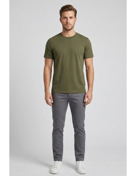 Squad2 t-shirt girocollo in cotone stretch TS102 [0b1ec166]