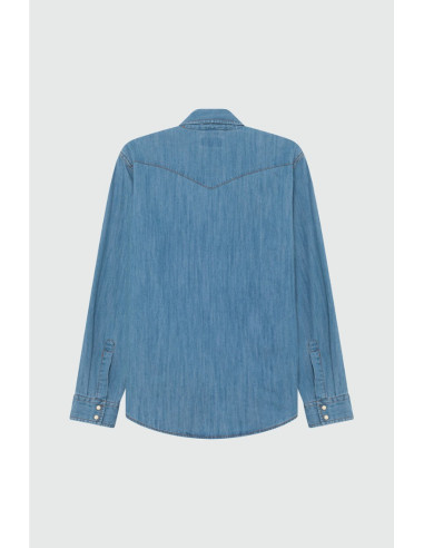 Roy Roger's camicia Martin Cobalt Stone rru400cg343162 [1aab41aa]