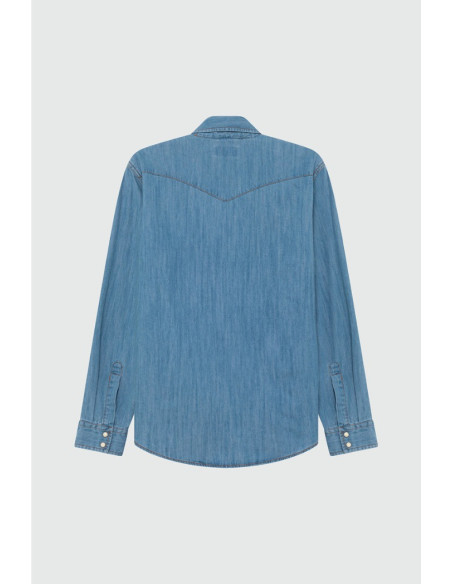 Roy Roger's camicia Martin Cobalt Stone rru400cg343162 [1aab41aa]