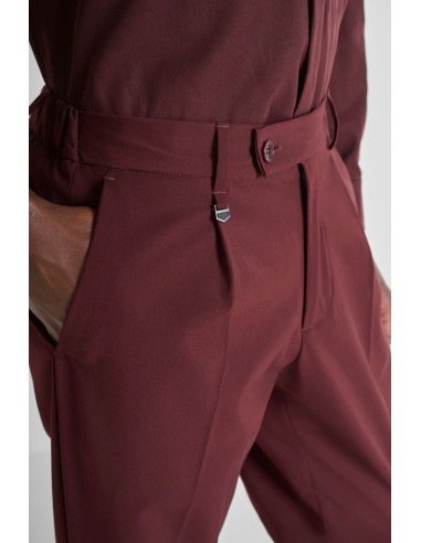 Antony Morato pantaloni regular fit in misto viscosa Luis mmts00043-fa600263 [37f2b40b]