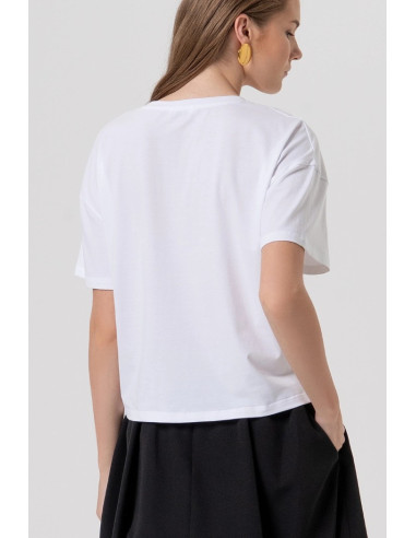 Fracomina t-shirt over in jersey di cotone fr26st3046j401n5 [3045eca0]